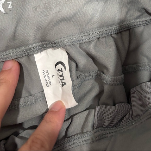 Zyia Active Heathered Gray Ascend Joggers Size Large - Picture 5 of 6